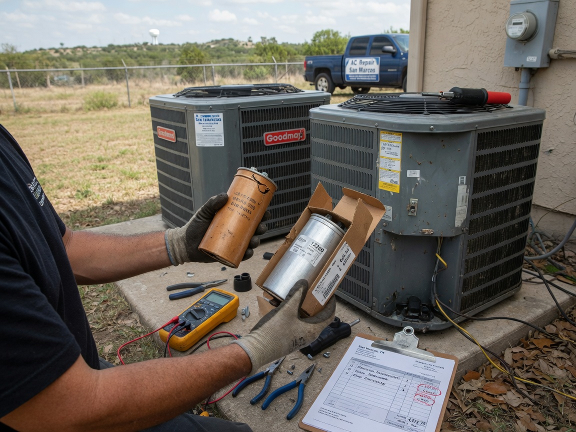 Cost Guide For Replacing An Ac Capacitor In San Marcos