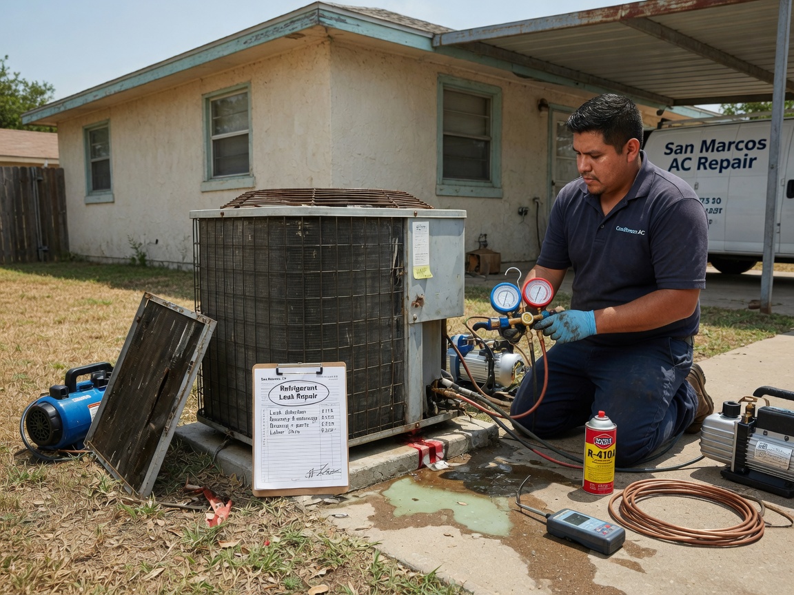 How Much Does AC Refrigerant Leak Repair Cost?