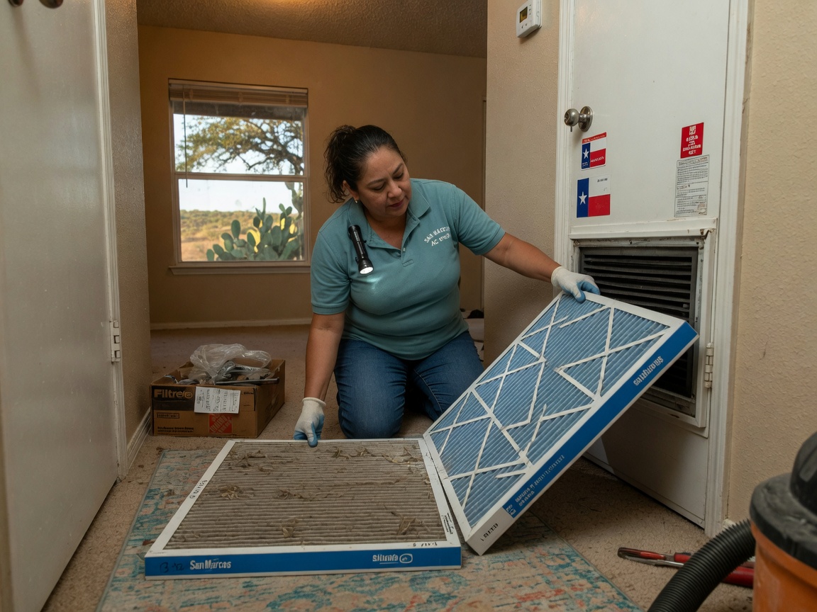 How To Change Your Ac Filter Correctly In San Marcos Homes