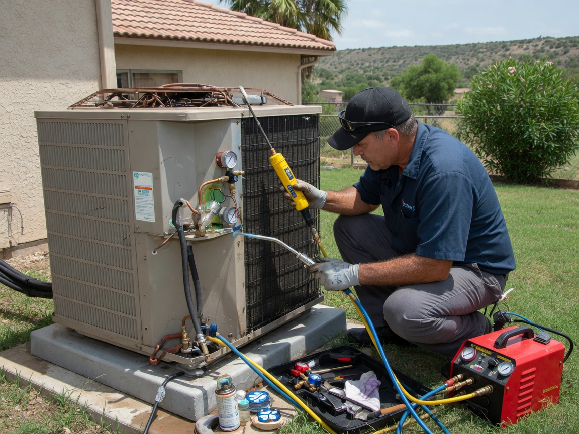 AC Refrigerant Leak Repair in San Marcos